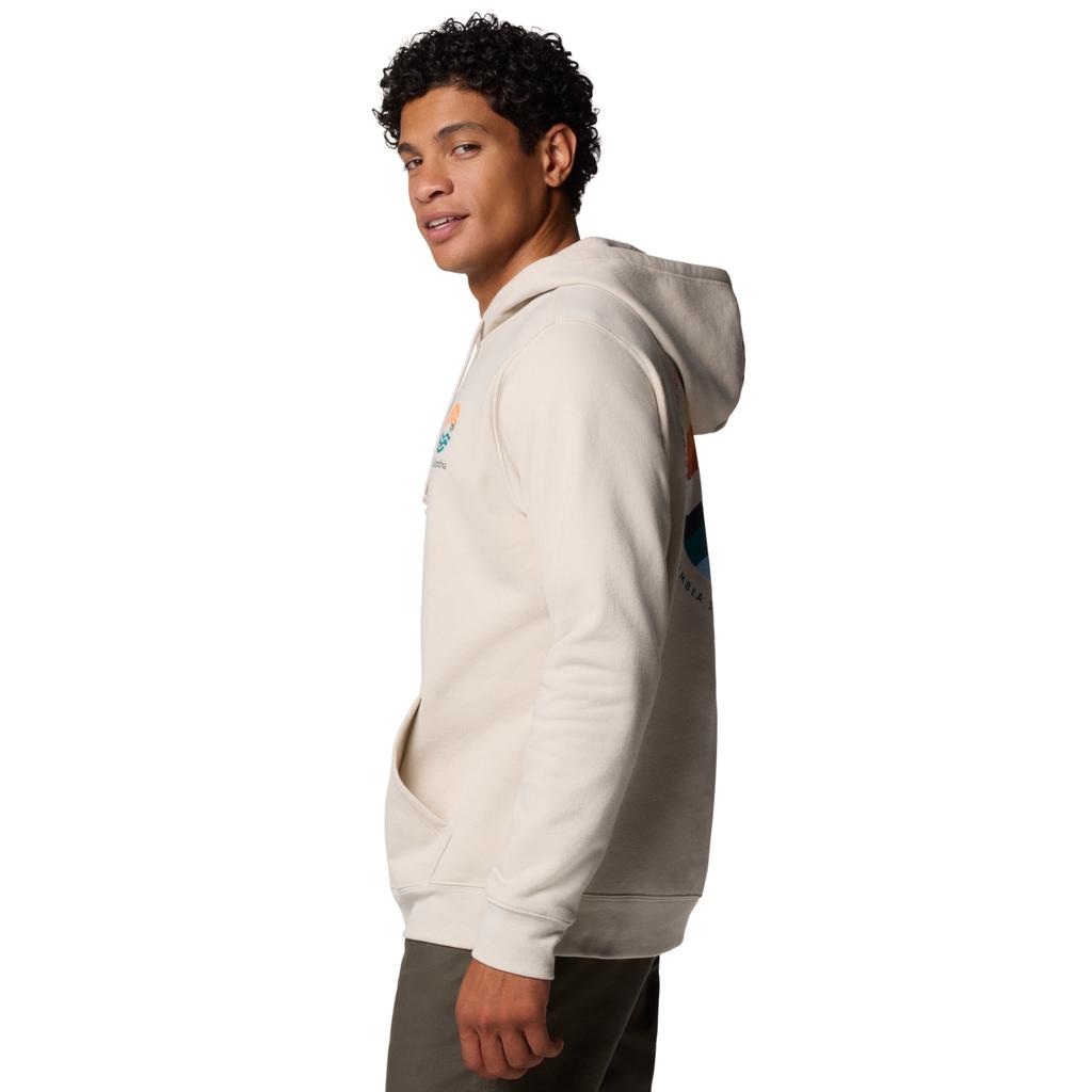 Columbia Columbia Trek Graphic Hoodie, Mens Beige Sweatshirt