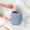 Creative Desktop Trash Home Press Type Elastic Lid Mini Bedside With Lid Storage Bin Kitchen Bathroom Garbage Basket Supplies