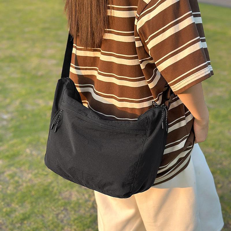 Crossbody Bag Unisex Lightweight Shoulder Bag Large Capacity Student's Handbag