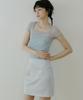 Riorg Woi Leopard Mini Skirt Silver
