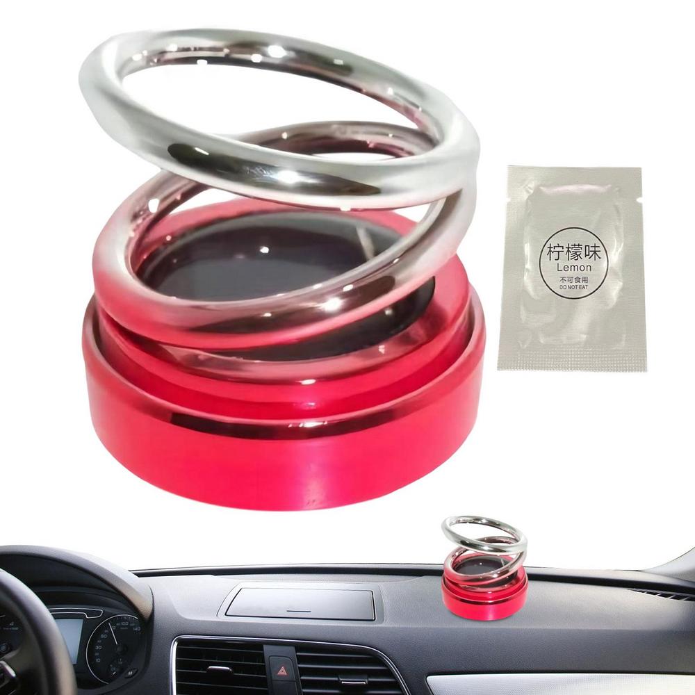 Car Air Fresheners Auto Rotating Air Freshener Vehicle Double Ring Car Decorations Accessories Diffuser For Car Home