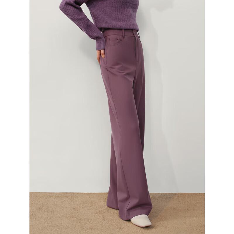 JIUZI ANNACO Women's Thick Casual Zipper Pants