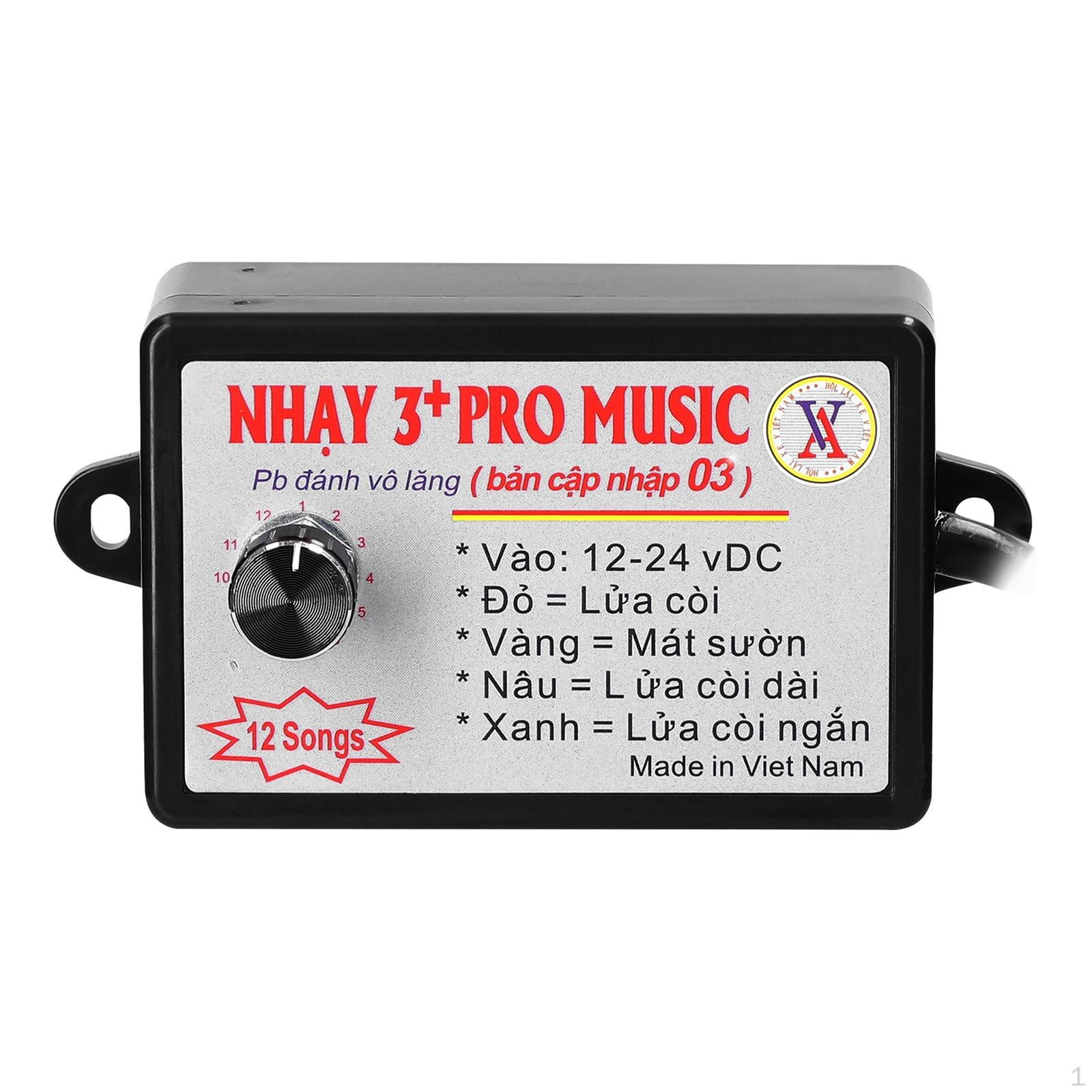 

Контроллер автомобильного звукового сигнала. Различные звуковые эффекты, переключение громкости, электрический динамик, управление звуком. 12 Sound Effects