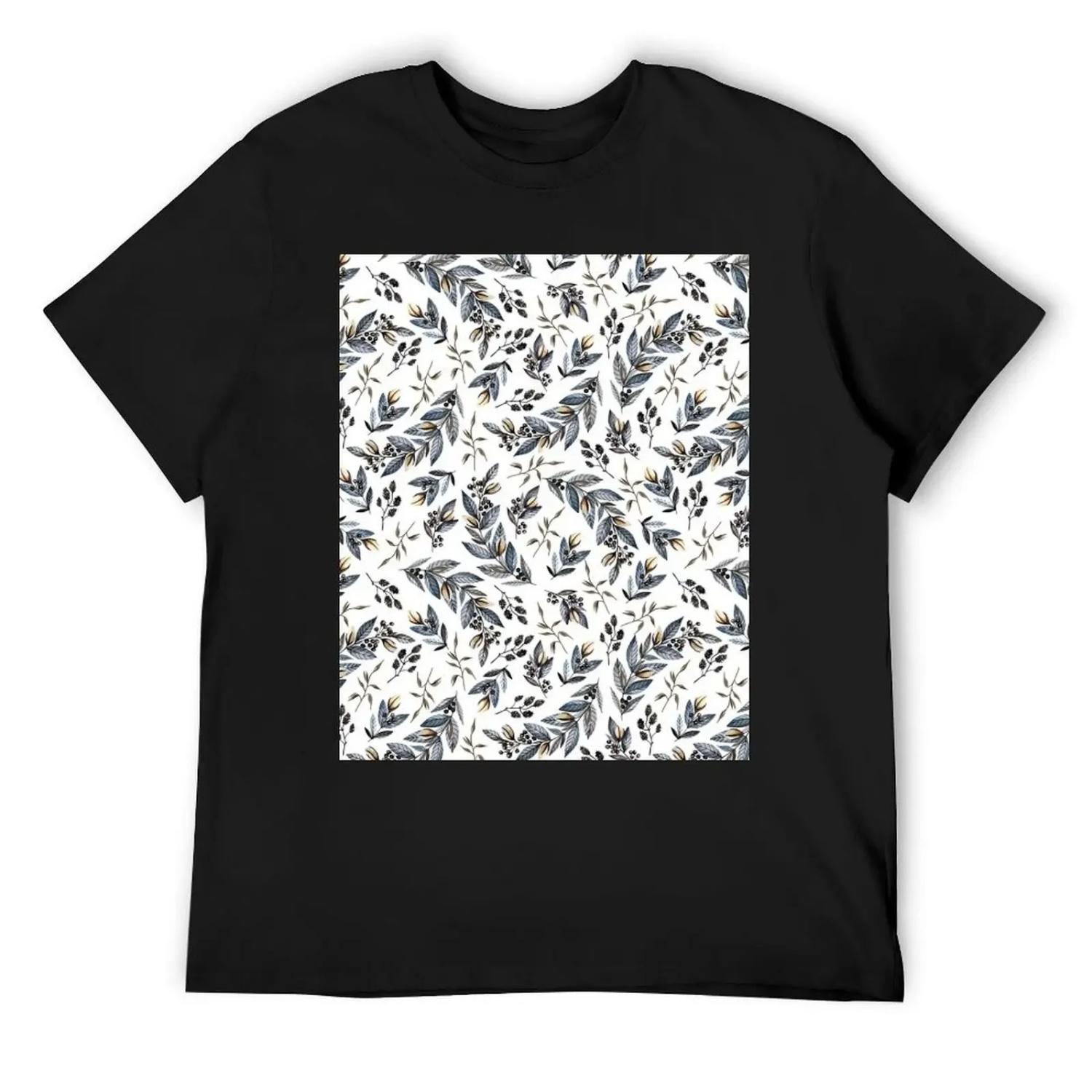 

Grey branches T-Shirt shirts graphic tee custom shirt customs design your own Men s t-shirts XXXXXL чорний