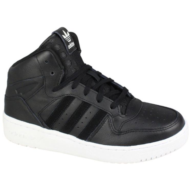 Adidas Originals Attitude Revive Comfortable Versatile Non-Slip Durable High-Top Skate Shoes Women Sneakers Black BY9753