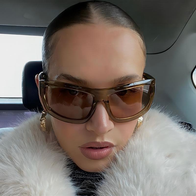 New Women Y2k Sunglasses Vintage Punk Men's Sun Glasses Retro Oval Mirror Lenses Eyewear Outdoor Cycling Glasses UV400 Goggle