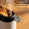 Silent Aromatherapy Flame Humidifier with Atmosphere Lamp for Bedroom