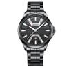 Herrenuhr, Massives Armband, Perfekte Quarz