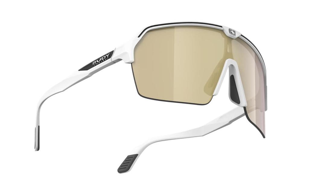 RUDYPROJECT Spinshield Air White Lens 147mm Sunglasses, Matte/Multi-Laser Gold, SP845758-0000, Width
