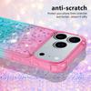 Luxury Shockproof Bling Glitter Phone Case For iPhone 13 Pro Max 12 Mini 11 X 10 XS 8 7 6 6S Dynamic Quicksand Bumper Back Cover