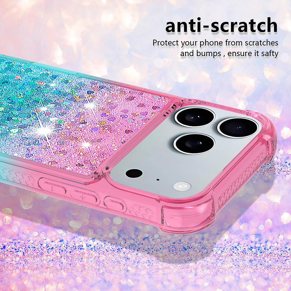 Luxury Shockproof Bling Glitter Phone Case For iPhone 13 Pro Max 12 Mini 11 X 10 XS 8 7 6 6S Dynamic Quicksand Bumper Back Cover