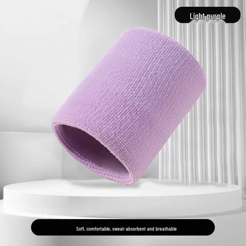 Colorful Cotton Sweat-Absorbent Sports Wristband for Fitness, Running, Basketball, and Badminton