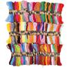 100pcs Polyester Cotton Cross Stitch Floss Rainbow Color Bracelet Yarn Embroidery Thread  Embroidery
