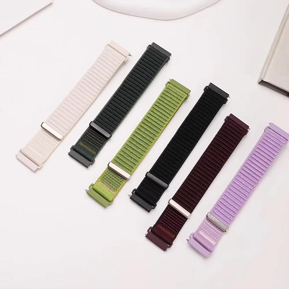 18/20/22mm Nylon Loop Strap For Oneplus Watch 4/3/2/2R/Lite Wave Adjustable Bracelet Wristband OPPO Watch X3/X2 mini/X/S Correa