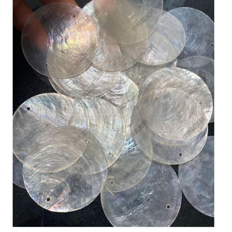 Mica Flakes Seashell Wind Chimes with Mother-of-Pearl for DIY Decorative Lighting & Mirrors, Wedding Decor, and Painting Accessories.