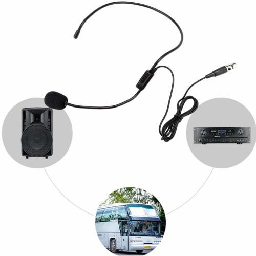 Mini XLR 3-pin TA3F Plug Headwear Microphone Headset Microphone, Comfortable To Wear, High Sound Quality Fidelity, Heart-shaped Directional Electrode