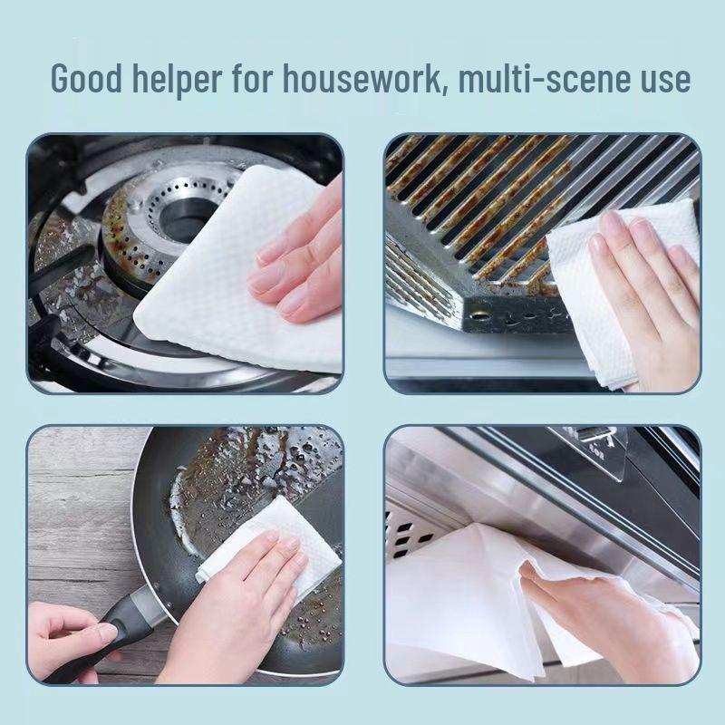 Extragroße Fettlöse-Tücher für Dunstabzugshauben - Jumbo Einweg-Reinigungstücher