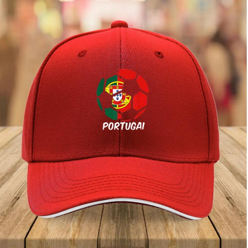 Portugal Soccer Football Fan Baseball Cap Adult Breathable Adjustable Casual Summer Hat
