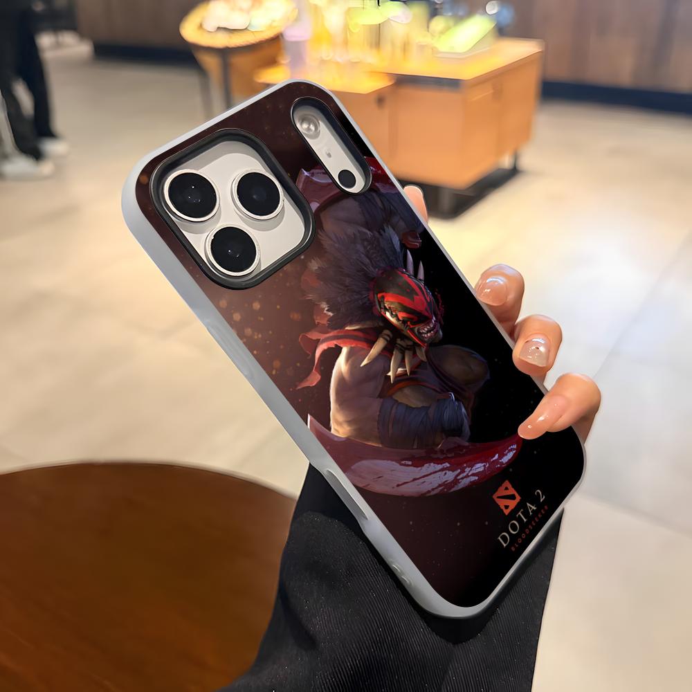 Game D-Dota 2 Phone Case For IPhone 17 Air 16 E 15 14 Plus 13 12 11 Pro Max Jelly 2 In 1 Protective Case