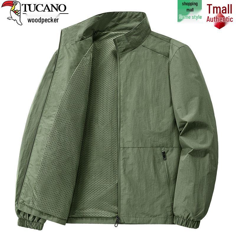 

Woodpecker Men s Windproof Waterproof Jacket: Spring/Autumn 2025 Workwear, Sport Stand Collar, Mountaineering & Ski Jacket 3XL [175-195 jin]