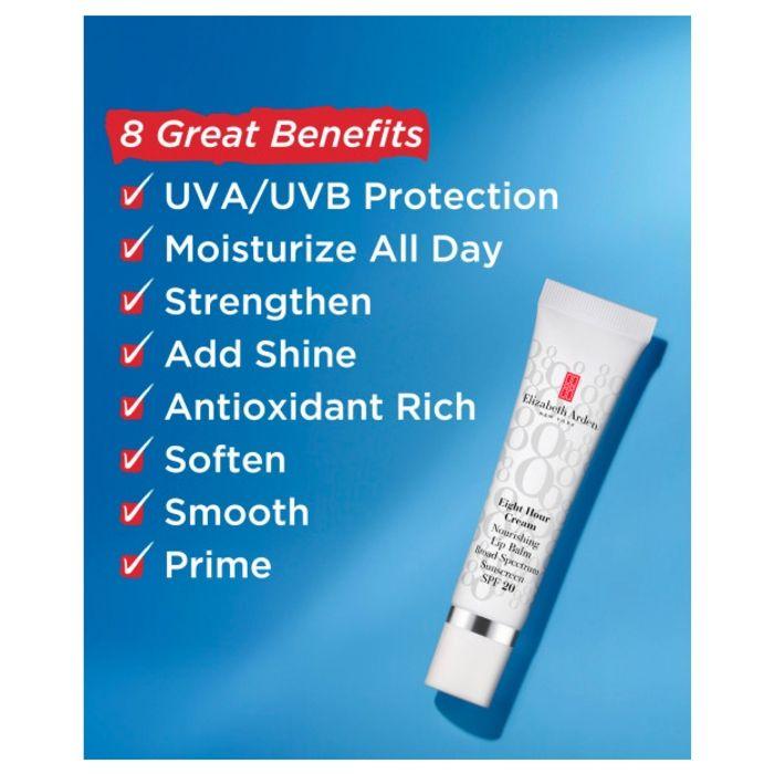 Soin Des Lèvres - ELISABETH ARDEN - Eight Hour® Cream - Baume Nourrissant - SPF 20 - Hydratation Intense