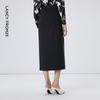 Langzi Asymmetrical Pleated Midi Skirt