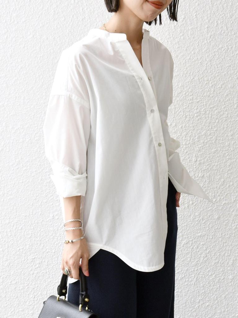 Ships Any Machine Washable REPREVE Band Collar Shirt 721140064 White Size 36