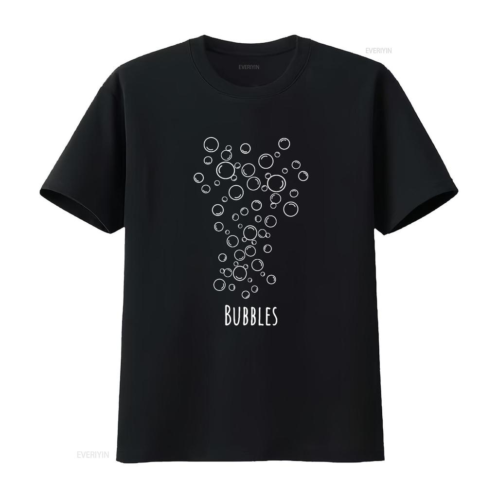 Bubbles funny bubble design T Shirt vintage Washed fashion Stretched Unisex Slightly homme Casual Stylish Comfortable Soft