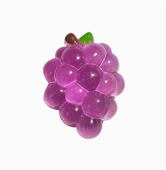Squishy Fruit Grapes Fidget Toy Squeeze Stress Relief Hand Toy Anti-Anxiety Fruit Stretchy Slow Rising Toy Creative Sensory Toy
