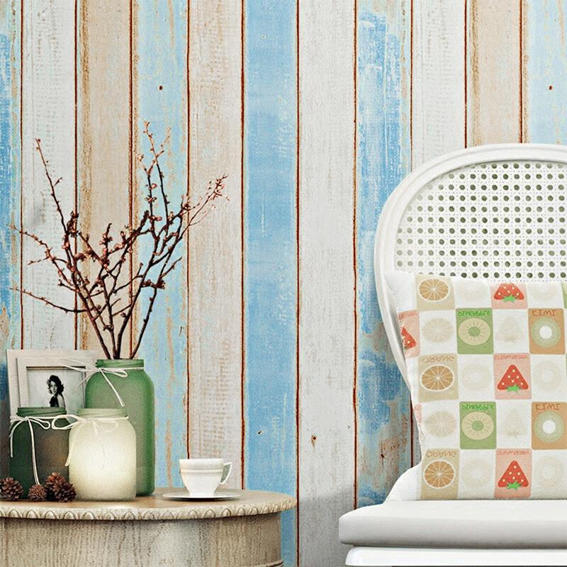 Waterproof Self Adhesive Wallpaper Vinyl Contact Paper Wood Wallpaper For Bedroom Wardrobe Sticker Furniture Home Improvement