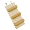 Bird Mouse Parrot Hamster Stand Platform Playground Wooden Ladder Bridge Shelf Cage Toys