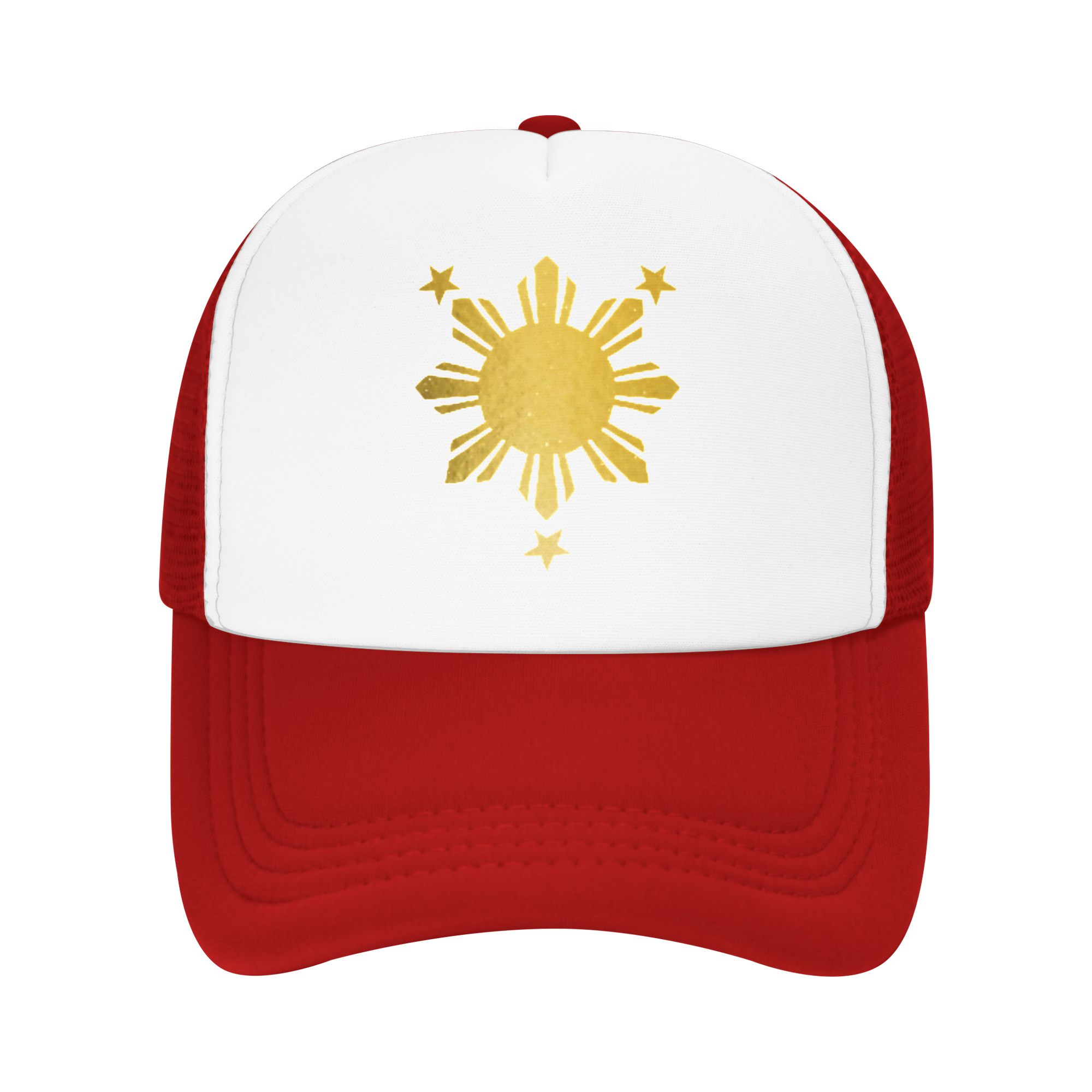 Philippines Pride Filipino Filipina Flag Mesh Baseball Cap Unisex Casual Sun Caps  Hats Breathable Summer Trucker Cap One Size