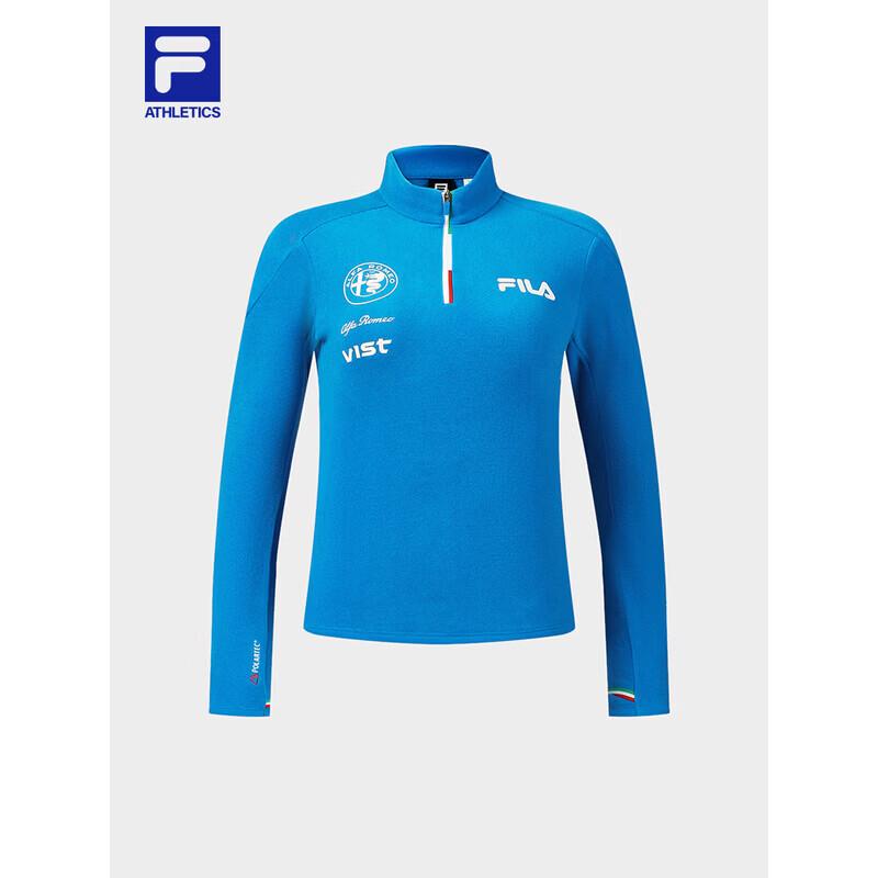 FILA Women s Slim Fleece Long-Sleeve Top L