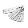 Feeler Gauge with 32 Blades, Stainless Steel,  ,   0.04, 0.88mm, Measuring Tool, Stainless Steel, Double Marked,   and  , Fold