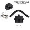 25mm Air Diesel Heater Intake Filter + Intake Duct Ducting Pipe + 2x Clips For Diesel Heater Replacement Accessories