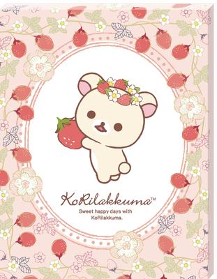 Ensky 366-Piece Artboard Jigsaw Puzzle: Rilakkuma Strawberry and Korilakkuma (30 X 23 X 2 Cm)