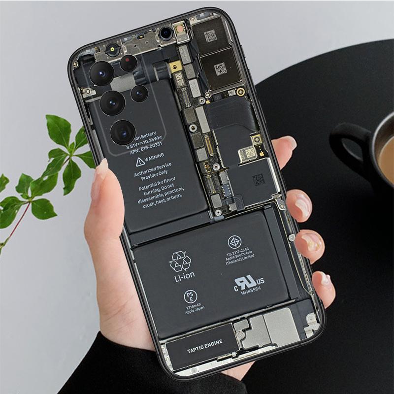 Θήκη τηλεφώνου για Samsung Galaxy A73 A53 A13 A22 A12 A32 A71 A21S A33 A52 A72 A41 A50 A70 A31 M31 Μπαταρία μητρική πλακέτα κυκλώματος