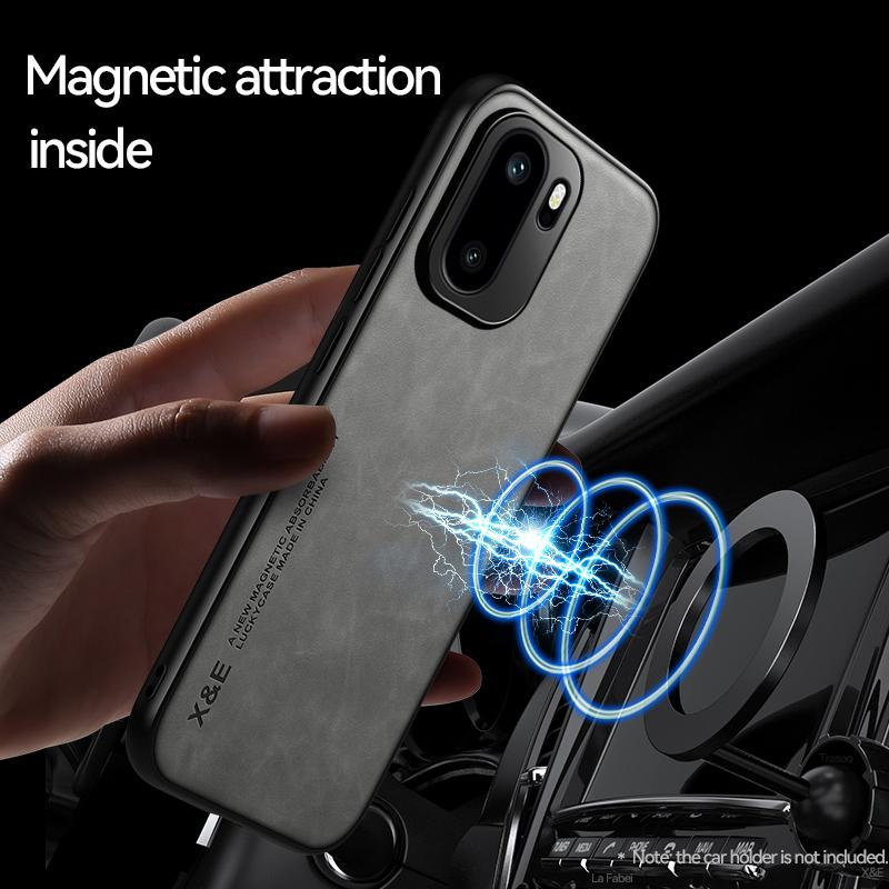 KEYSION Luxury Retro PU Leather Phone Case for OnePlus 15R Soft Silicone+PC Shockproof Phone Back Cover for OnePlus 1+ Ace 6 6T