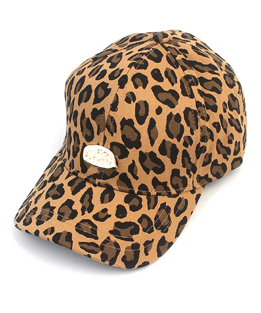Yunibeosyeolkemiseuteuli Leopard Bubble Beige Ballcap