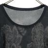 ISSEY MIYAKE made in Japan Floral Long sleeve T-shirt 2 black Ron T Women Used