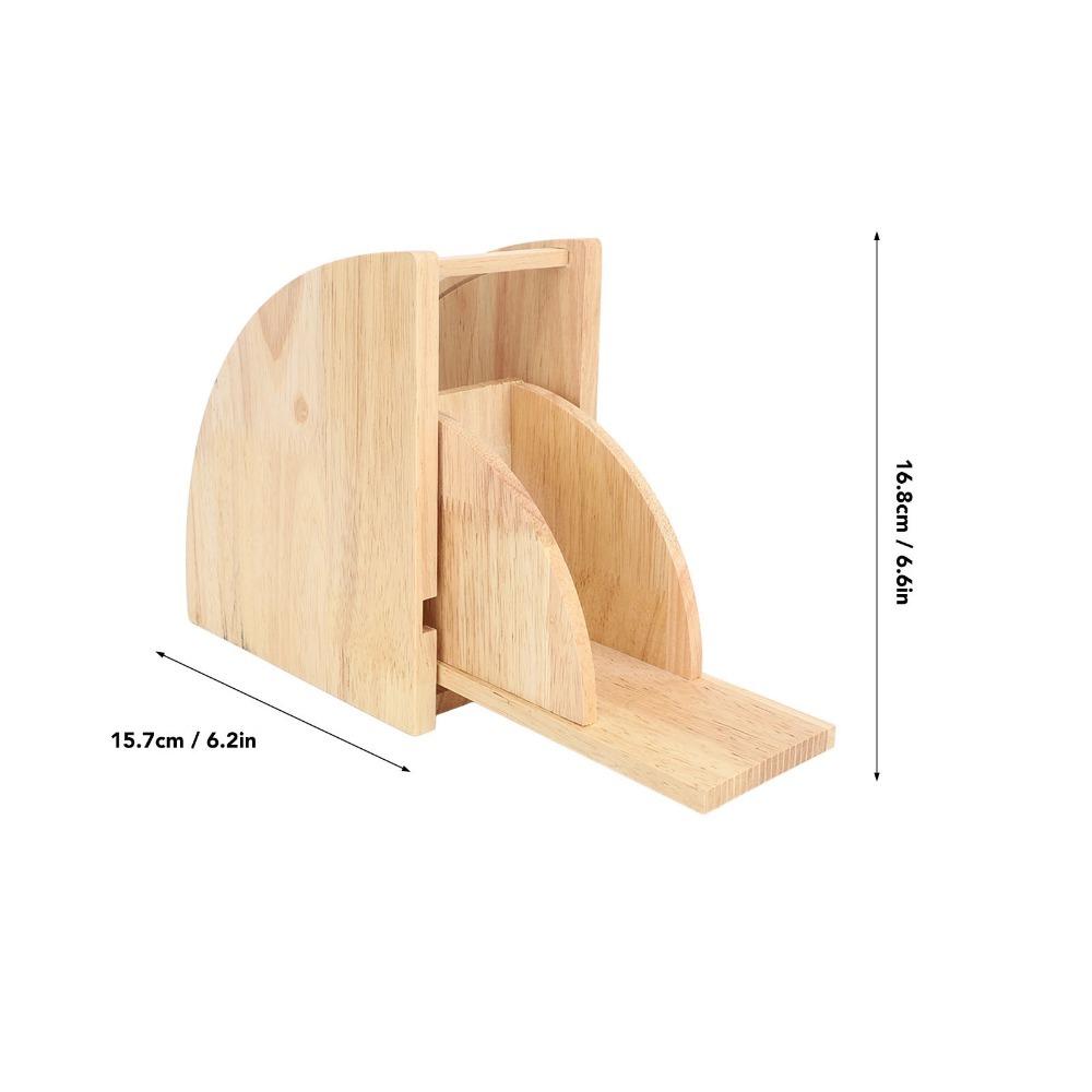 Large Capacity Coffee Filter Storage Rack Solid Wood Coffee Filter Organizer Kitchen Organization
