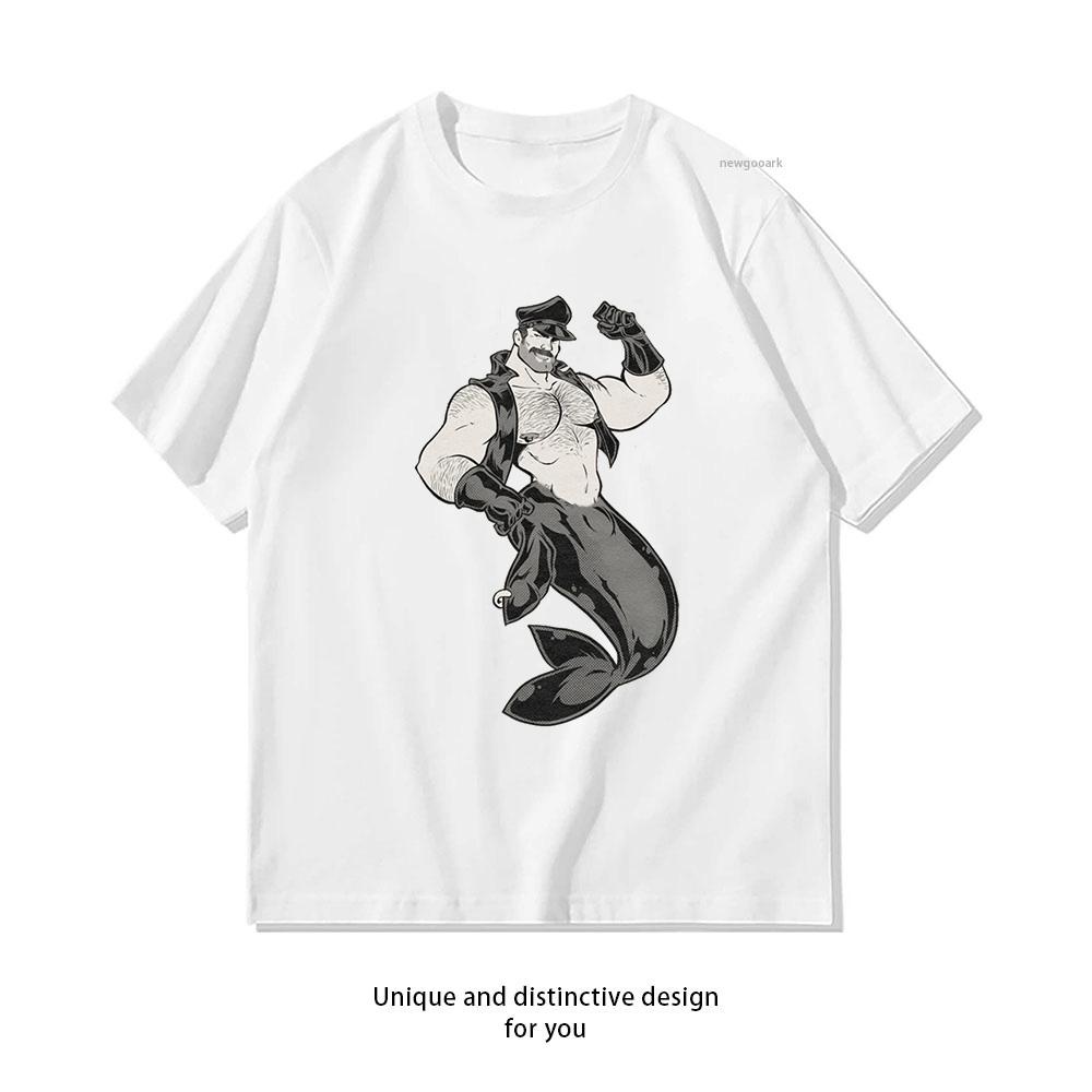 Tom of Finland vintage tshirt Adult Unisex Casual cotton printed t shirts homosexual streetwear camisetas Shortsleev