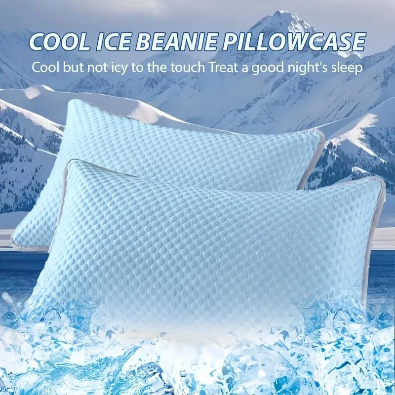 Federe Fresche Traspiranti Morbide Biancheria da Letto con Eleganti Fantasie Bordatura con Nappe e Chiusura a Busta Lavabili in Lavatrice Comfort Estivo per Chi Soffre il Caldo