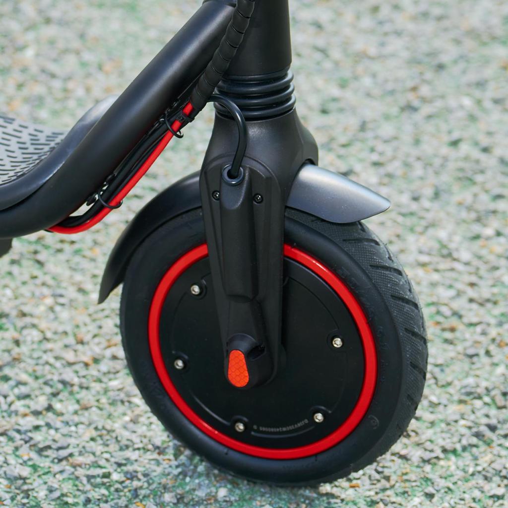 W7 Electric Scooter 650W 10.5Ah 8.5'' Pneumatic Tires Rear Disc Brake 25KM/H Max Speed 27-37KM Range Adult Electric Scooters