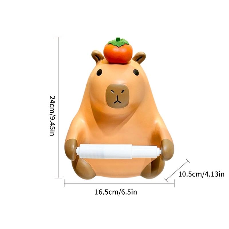 Cute Capybara Shape Tissue Dispenser Elegant Capybara Tissue Container Paper Stand Rack Great For Modern Interiors
