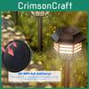 Lanterne LED Solaire à Batterie Lithium Haute Luminosité avec un Beau Design pour Cours et Jardins