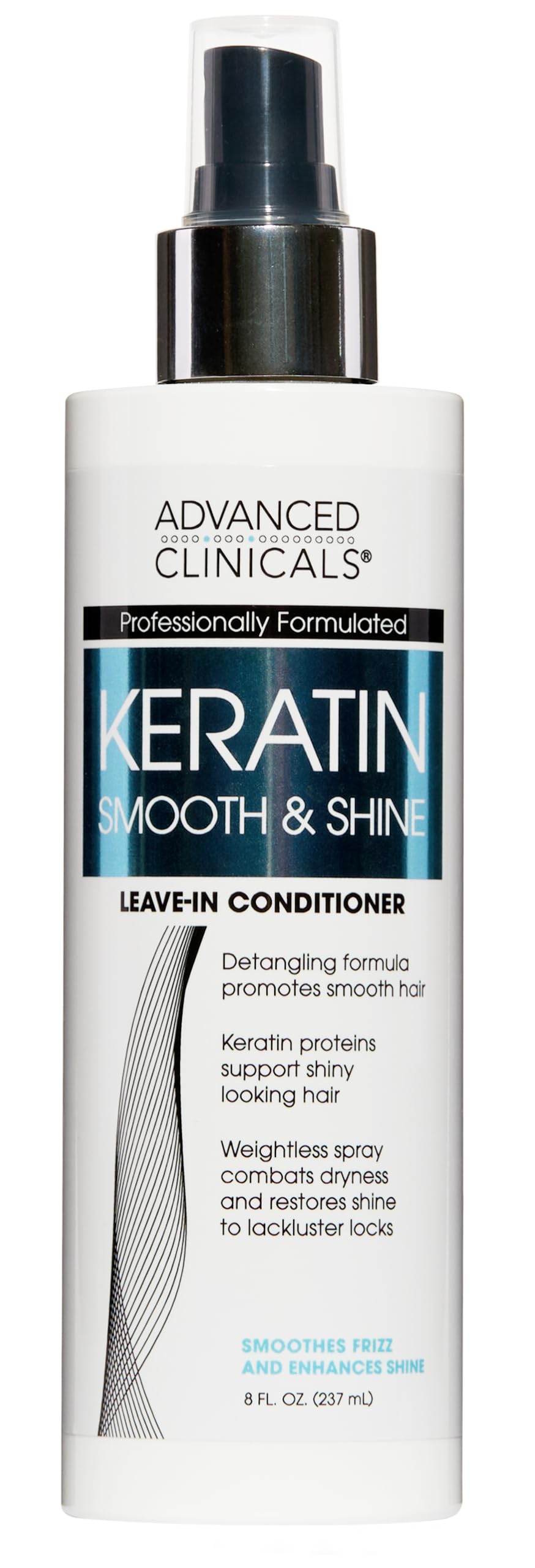 

[Advanced Clinicals] Несмываемый уход Keratin Smooth & Shine, 237 мл