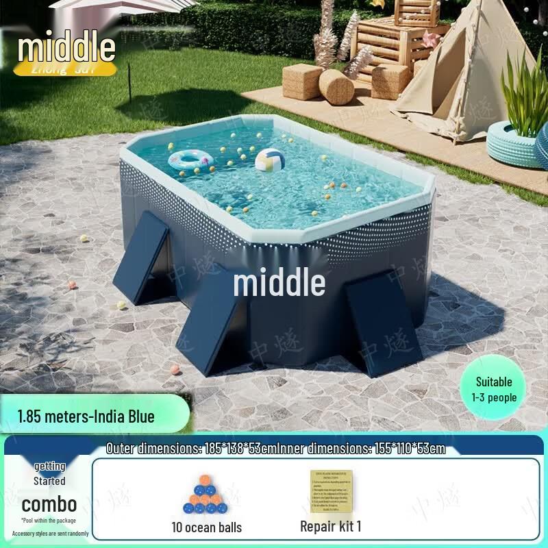 Easy Setup Non-Inflatable Outdoor Cooling Pool