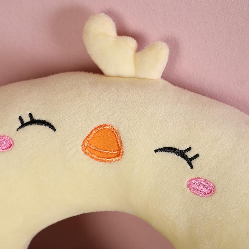 Soft and Supportive Travel Pillow for Kids and Adults Neck Support for Sleeping Traveling and Camping