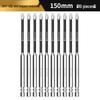 Magnetic Anti-Slip Phillips Head Electric Screwdriver Set - High Hardness, Extended Hex Socket Bits